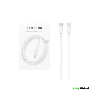 کابل شارژ Samsung Type-C to Type-C مدل Note 10 3.1A - سفید