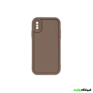 قاب Solid Case مدل Apple iPhone X - قهوه ای