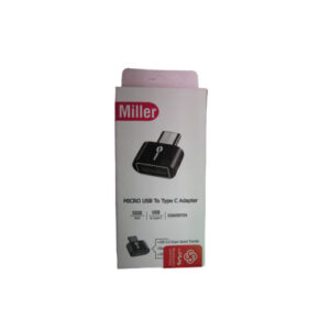 تبدیل Miller OTG USB To Type-C مدل MO-203 مشکی