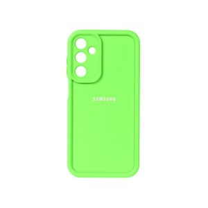 قاب Solid Case لوگو برجسته Samsung Galaxy A55 - سبز روشن