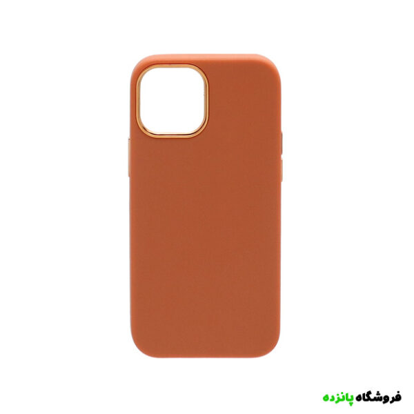 قاب دولایه Fashion مدل iPhone 13 Mini - قهوه ای