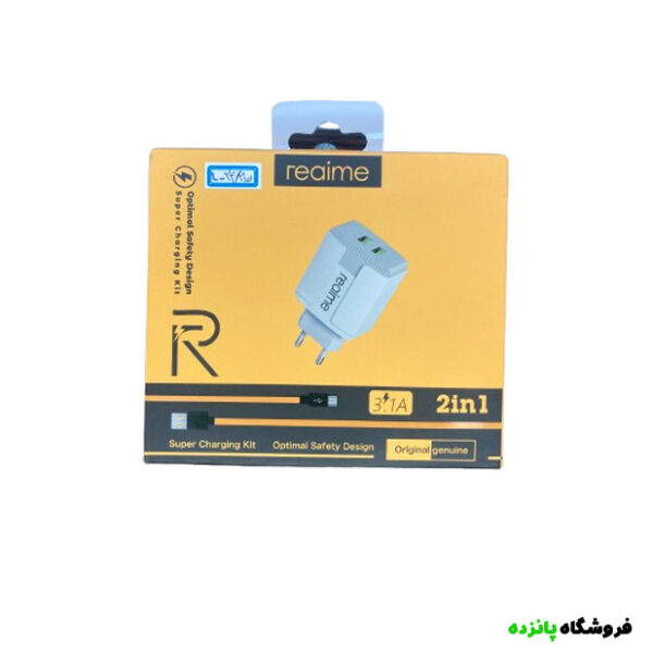 شارژر دیواری فست دوپورت REAIME مدل R306 - سفید