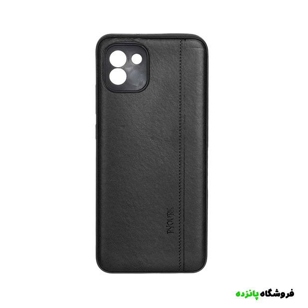 قاب طرح چرم RYOURK مدل Samsung A03 - مشکی