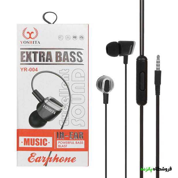 هندزفری باسیم Yoshita مدل YR-004 – مشکی